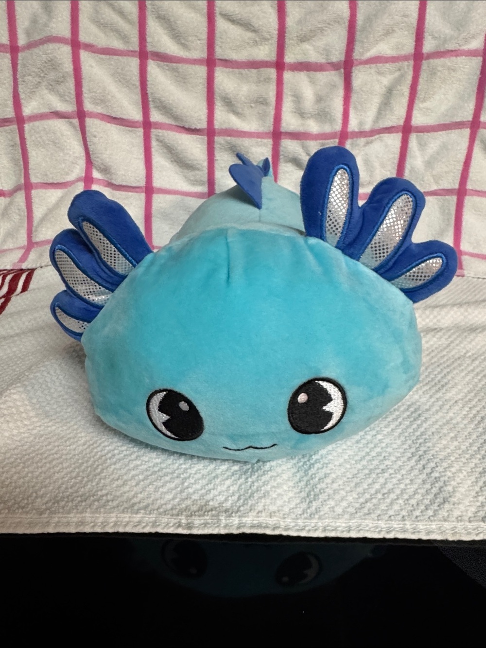Plush Blue Axolotl Stuffed Animal Toy - Cute Sea Creature